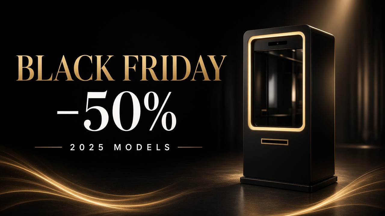 Black Friday 2026 — Αγορά photo booth με έκπτωση έως 50%
