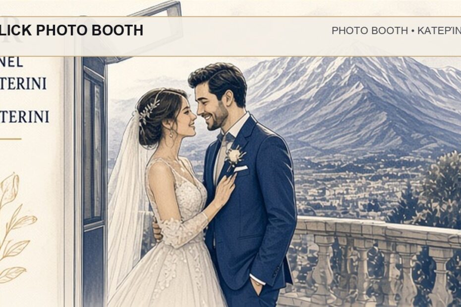 Photo Booth Κατερίνη: CLICK PHOTO BOOTH – συνεργάτης Magic Photo Booth