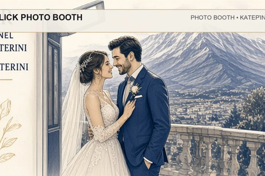 Photo Booth Κατερίνη: CLICK PHOTO BOOTH – συνεργάτης Magic Photo Booth