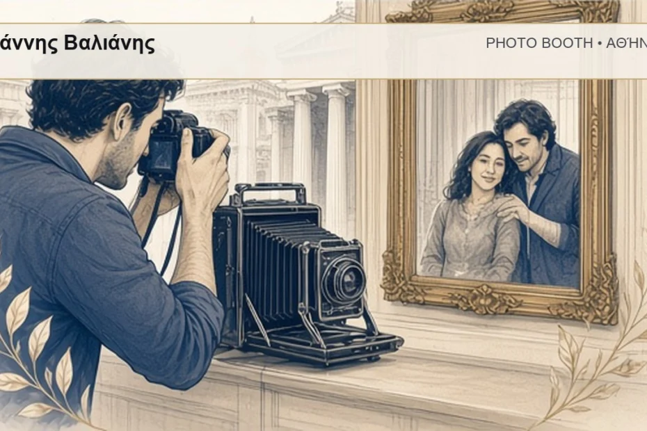 Photo Booth Αθήνα: Γιάννης Βαλιάνης – συνεργάτης Magic Photo Booth
