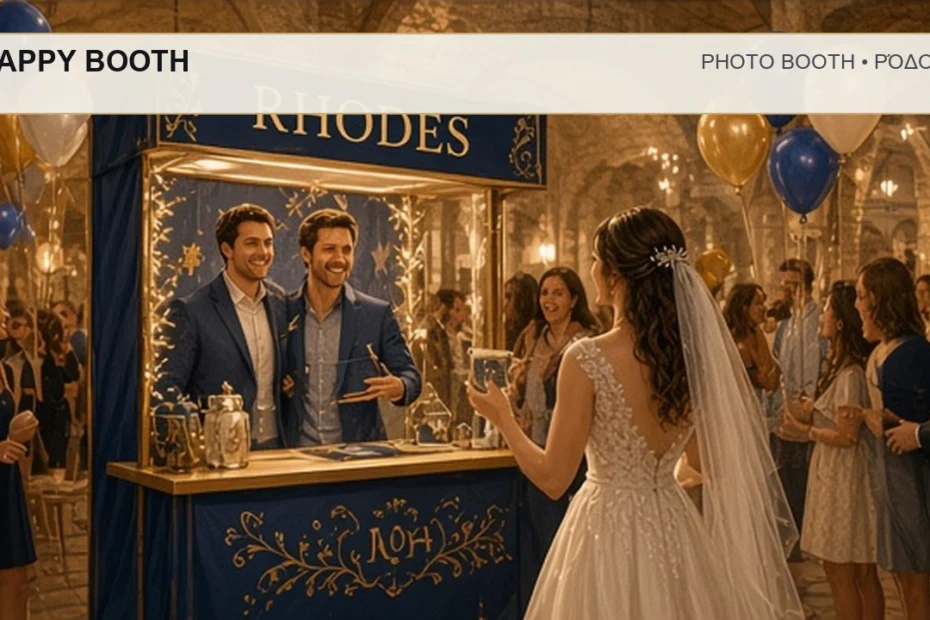 Photo Booth Ρόδος: HAPPY BOOTH – συνεργάτης Magic Photo Booth