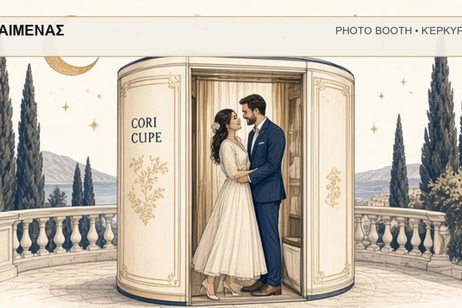 Photo Booth Κέρκυρα: ΚΑΙΜΕΝΑΣ – συνεργάτης Magic Photo Booth
