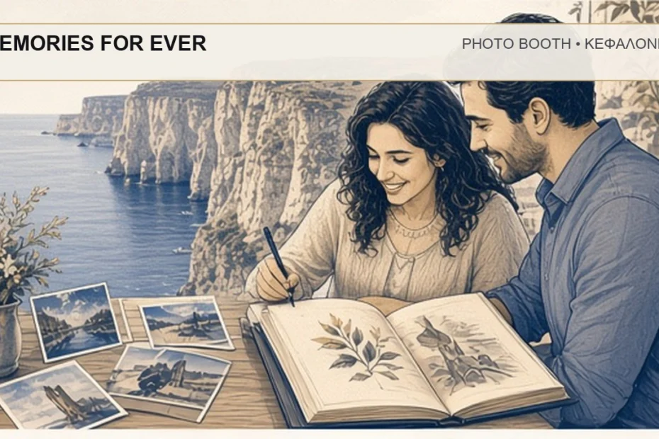 Photo Booth Κεφαλονιά: MEMORIES FOR EVER – συνεργάτης Magic Photo Booth