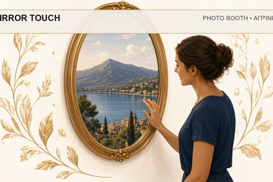 Photo Booth Αγρίνιο: MIRROR TOUCH – συνεργάτης Magic Photo Booth