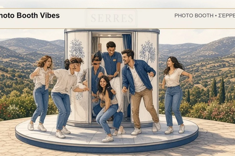 Photo Booth Σέρρες: Photo Booth Vibes – συνεργάτης Magic Photo Booth