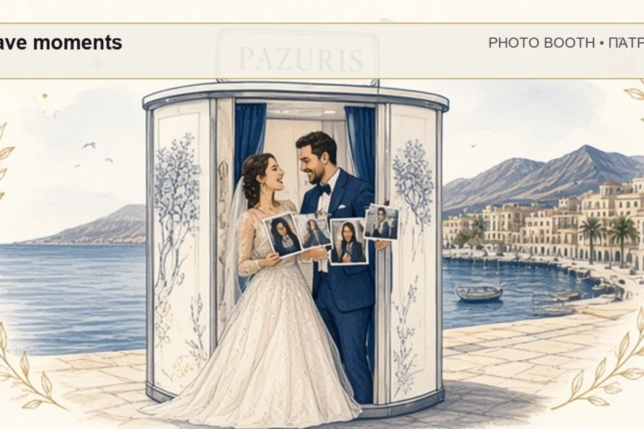 Photo Booth Πάτρα: save moments – συνεργάτης Magic Photo Booth