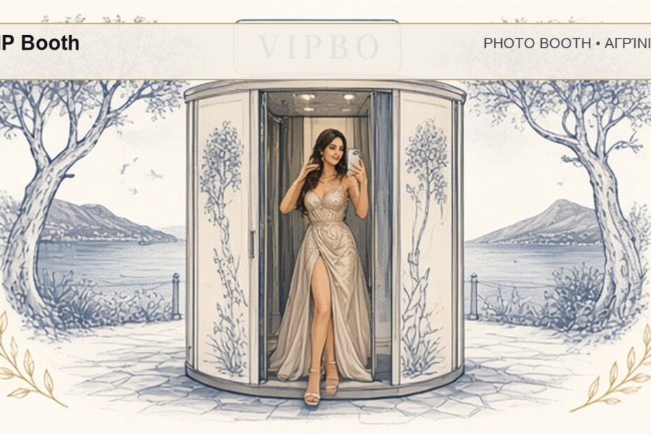 Photo Booth Αγρίνιο: VIP Booth – συνεργάτης Magic Photo Booth