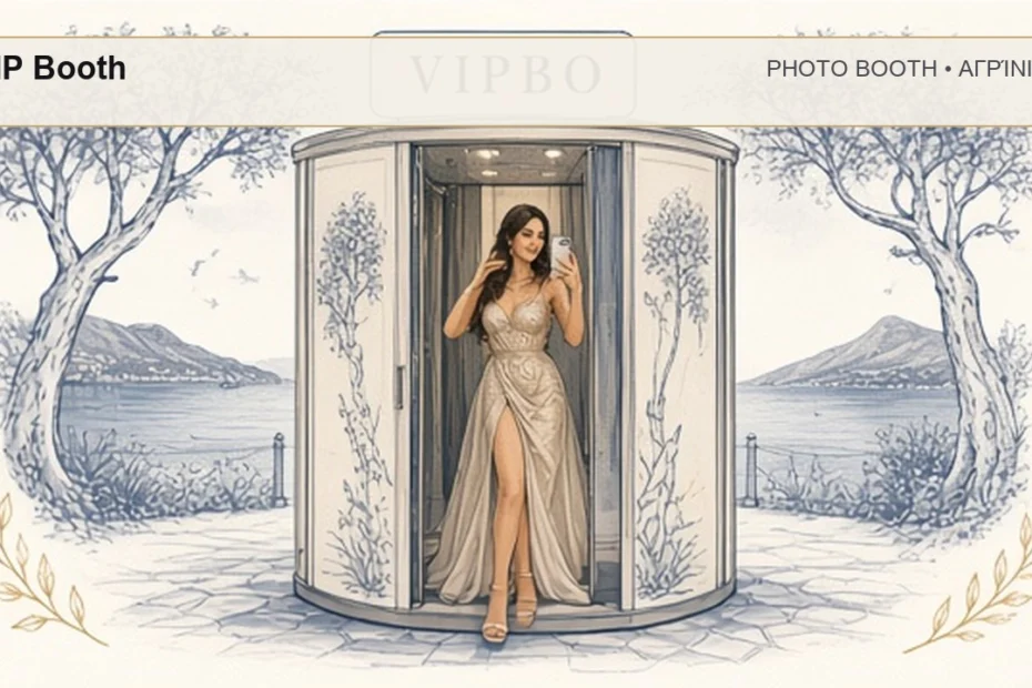 Photo Booth Αγρίνιο: VIP Booth – συνεργάτης Magic Photo Booth