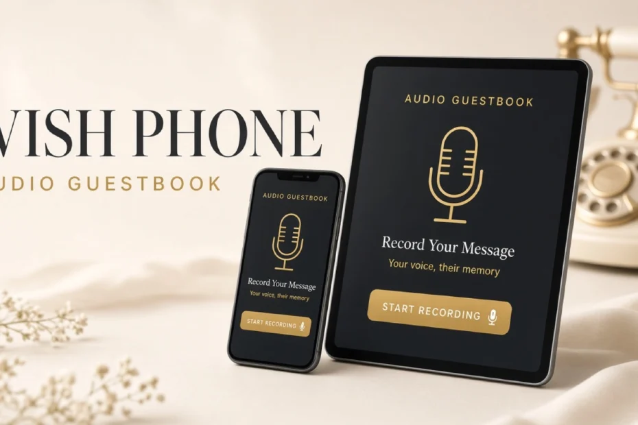 Wish Phone: Audio Guestbook για κάθε tablet και κινητό