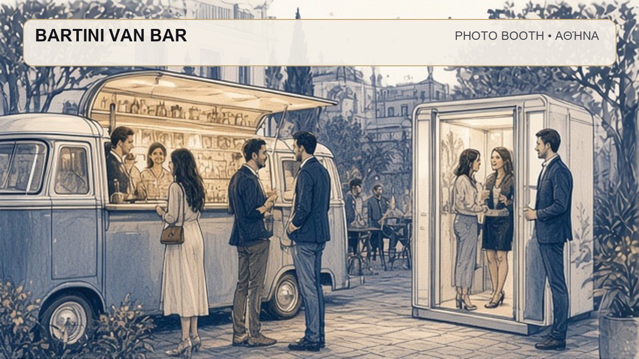 Photo Booth Αθήνα: BARTINI VAN BAR – συνεργάτης Magic Photo Booth