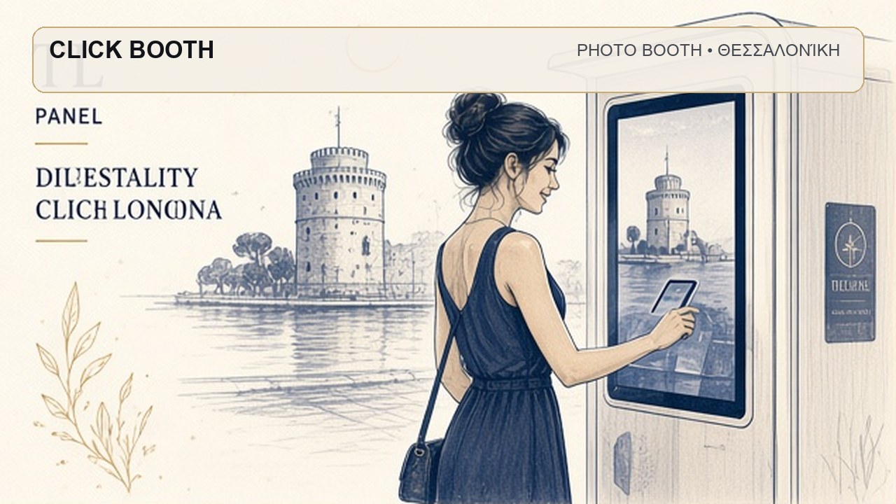 Photo Booth Θεσσαλονίκη: CLICK BOOTH – συνεργάτης Magic Photo Booth