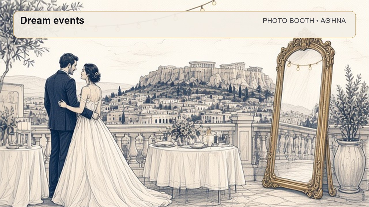 Photo Booth Αθήνα: Dream events – συνεργάτης Magic Photo Booth