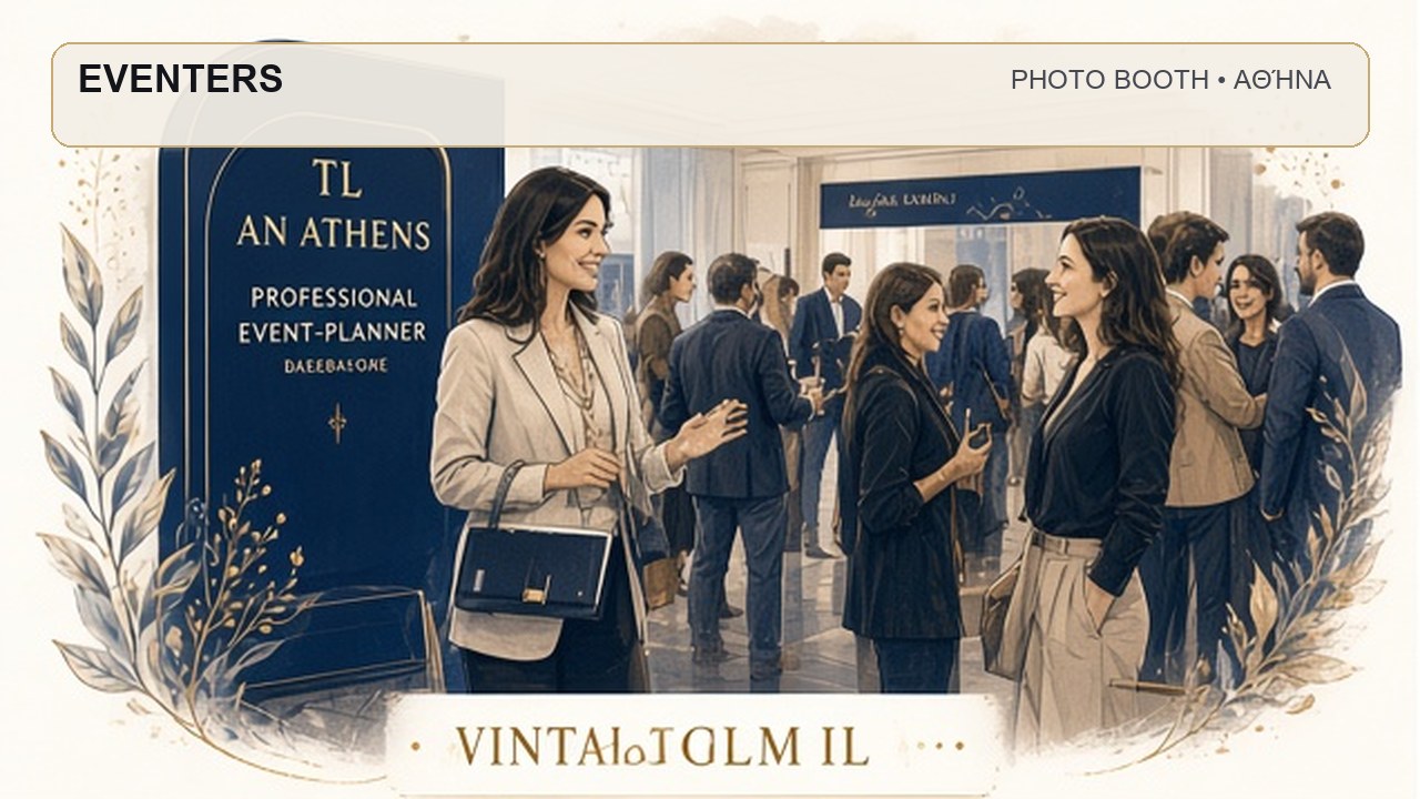 Photo Booth Αθήνα: EVENTERS – συνεργάτης Magic Photo Booth