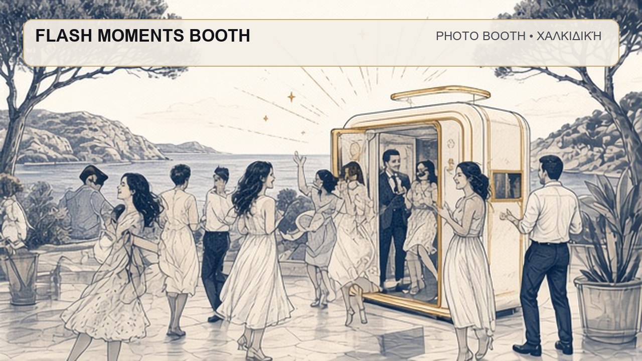 Photo Booth Χαλκιδική: FLASH MOMENTS BOOTH – συνεργάτης Magic Photo Booth