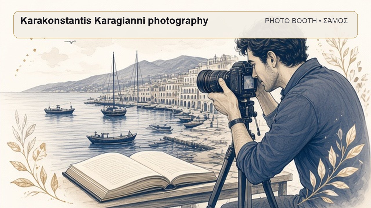 Photo Booth Σάμος: Karakonstantis Karagianni photography – συνεργάτης Magic Photo Booth