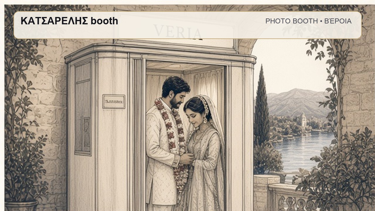 Photo Booth Βέροια: ΚΑΤΣΑΡΕΛΗΣ booth – συνεργάτης Magic Photo Booth