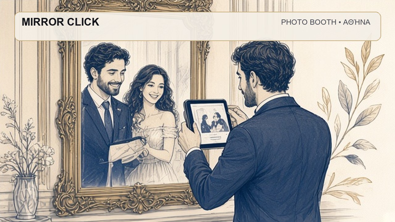 Photo Booth Αθήνα: MIRROR CLICK – συνεργάτης Magic Photo Booth