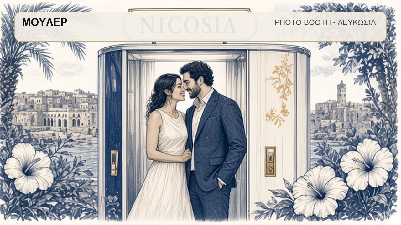 Photo Booth Λευκωσία: ΜΟΥΛΕΡ – συνεργάτης Magic Photo Booth