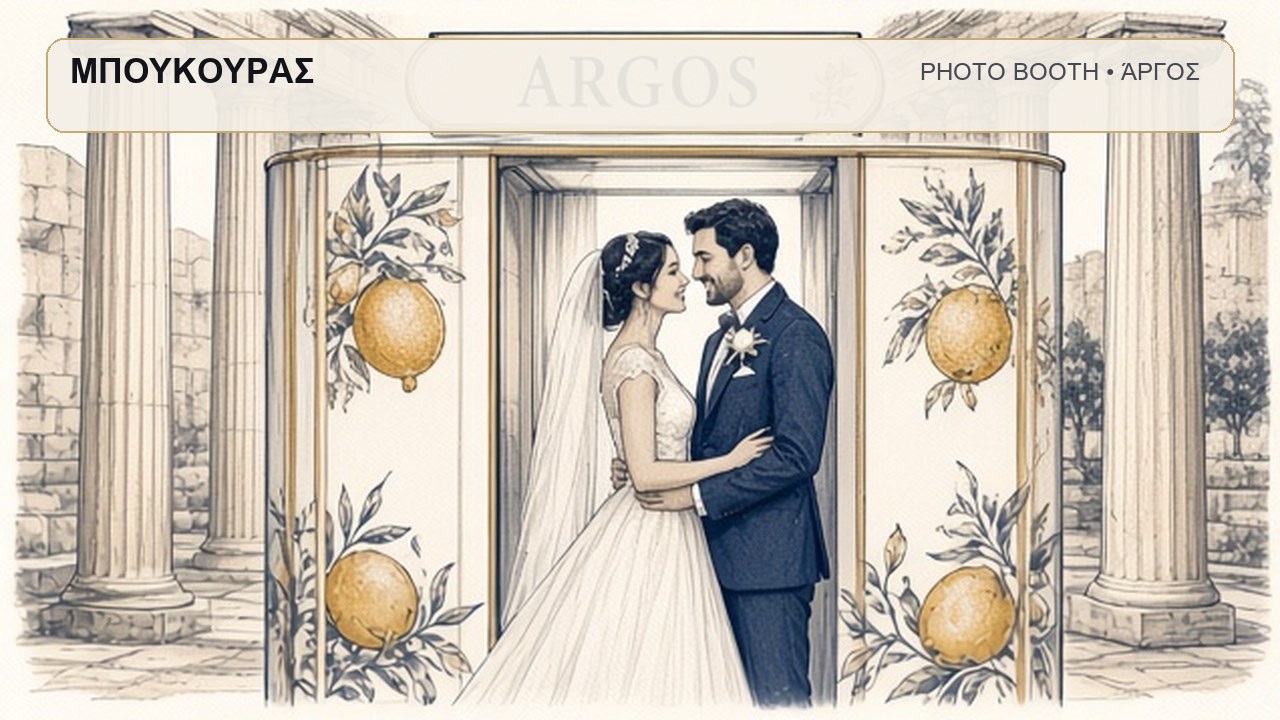 Photo Booth Άργος: ΜΠΟΥΚΟΥΡΑΣ – συνεργάτης Magic Photo Booth