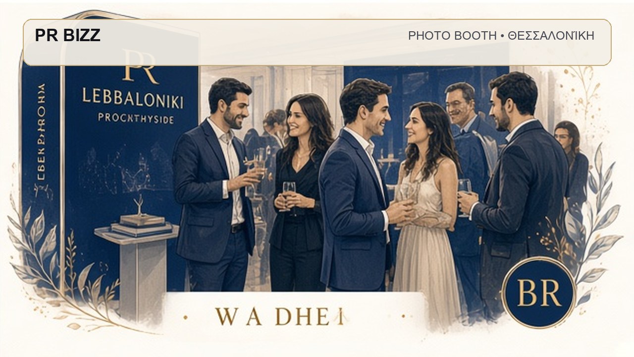 Photo Booth Θεσσαλονίκη: PR BIZZ – συνεργάτης Magic Photo Booth