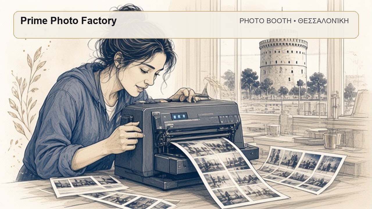 Photo Booth Θεσσαλονίκη: Prime Photo Factory – συνεργάτης Magic Photo Booth