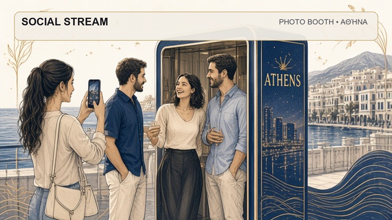 Photo Booth Αθήνα: SOCIAL STREAM – συνεργάτης Magic Photo Booth