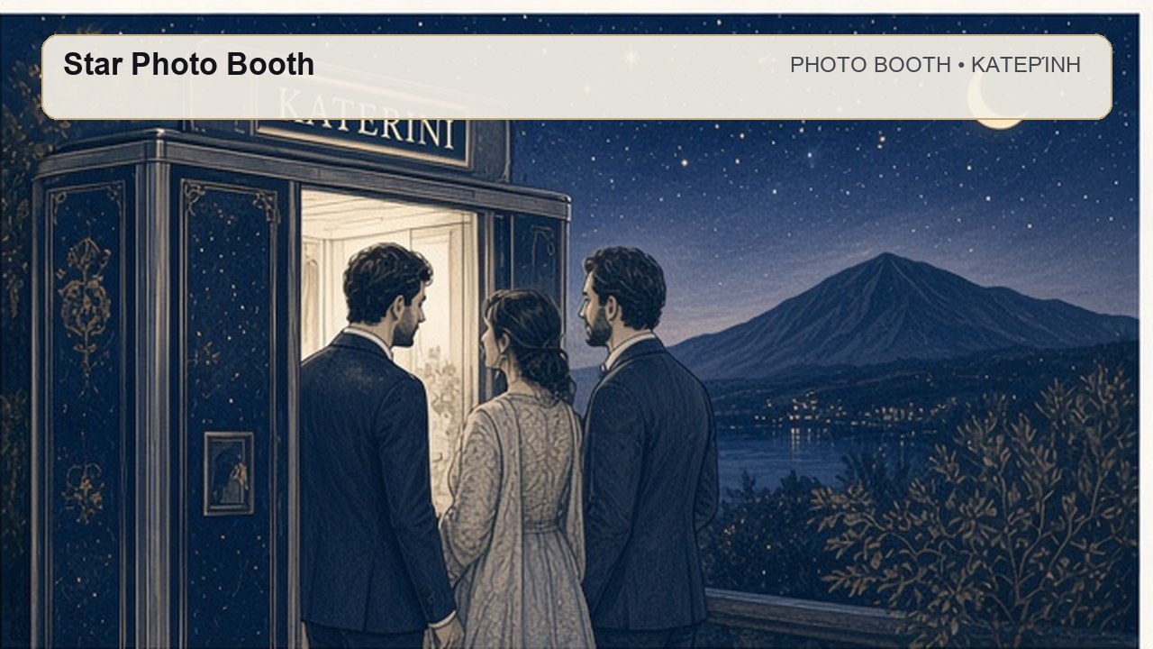 Photo Booth Κατερίνη: Star Photo Booth – συνεργάτης Magic Photo Booth