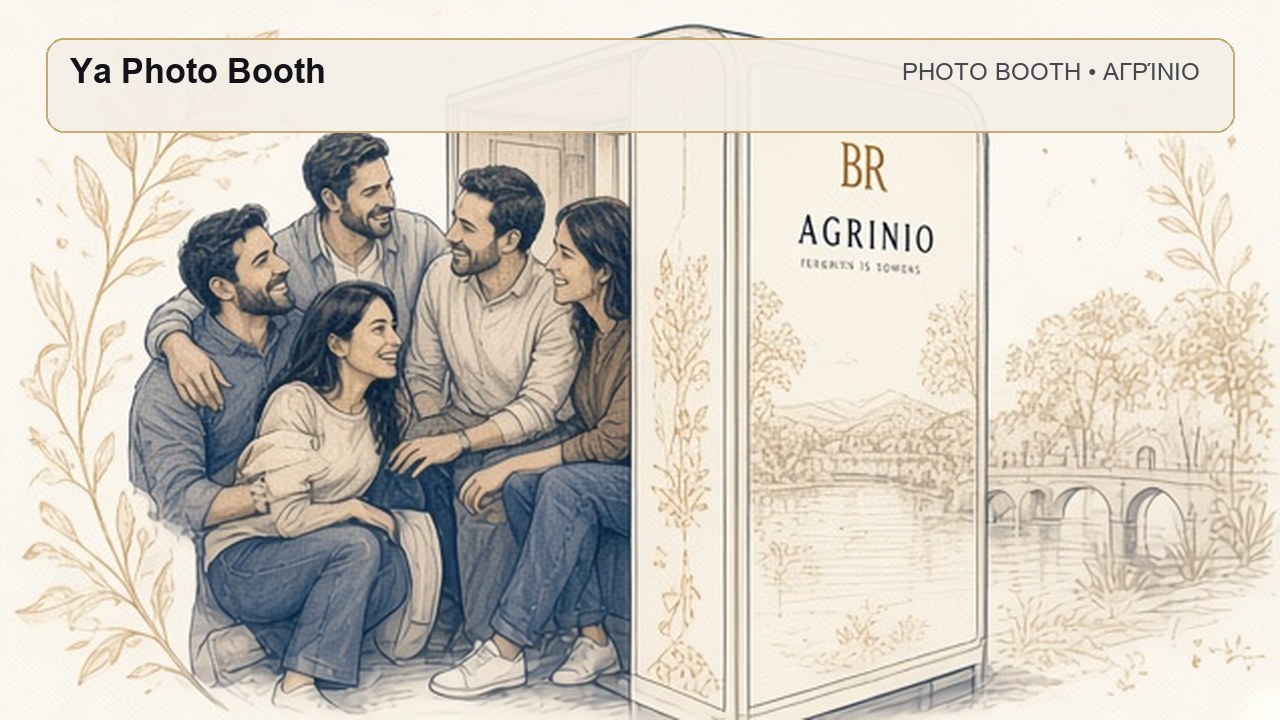 Photo Booth Αγρίνιο: Ya Photo Booth – συνεργάτης Magic Photo Booth